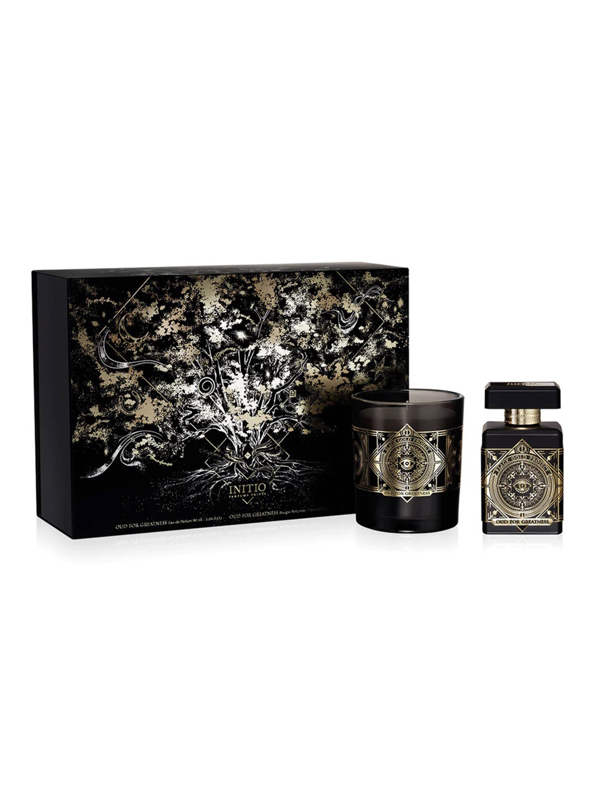 Oud For Greatness Set con Eau de Parfum 90ml e Candela Oud For Greatness 180g