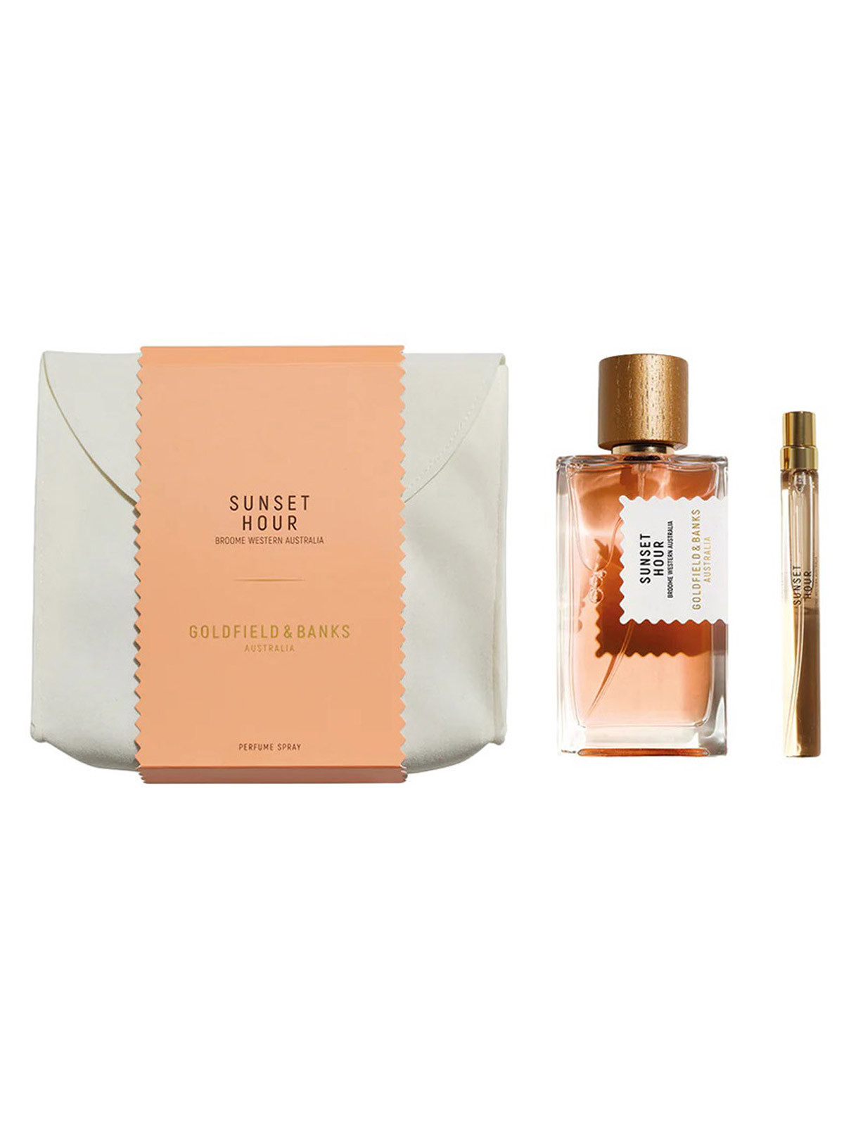 Set Sunset Hour Parfum 100ml con Travel Spray 10ml